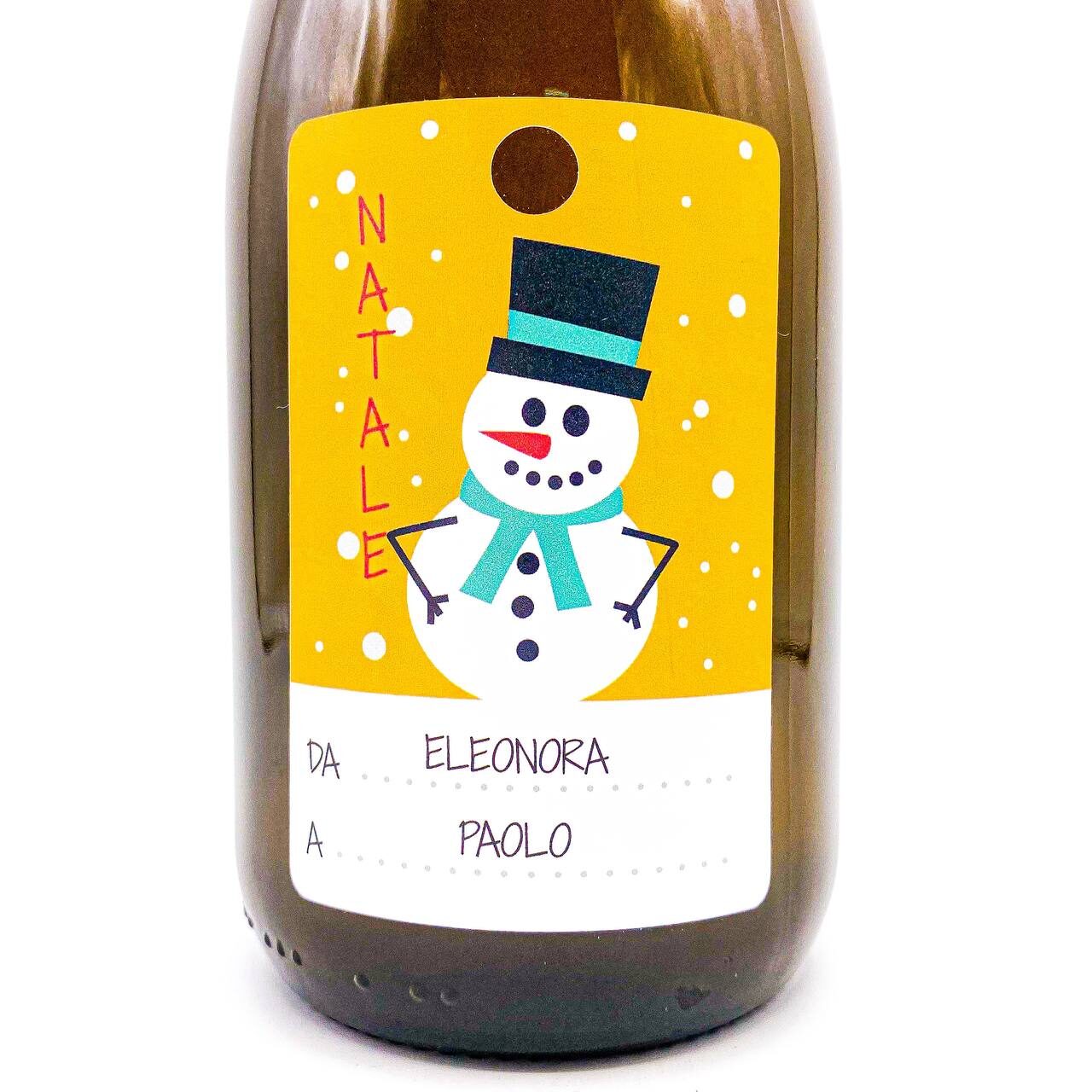 Golden Ale beer - Personalized bottle with name and dedication - Original gift idea for Christmas - Image 2