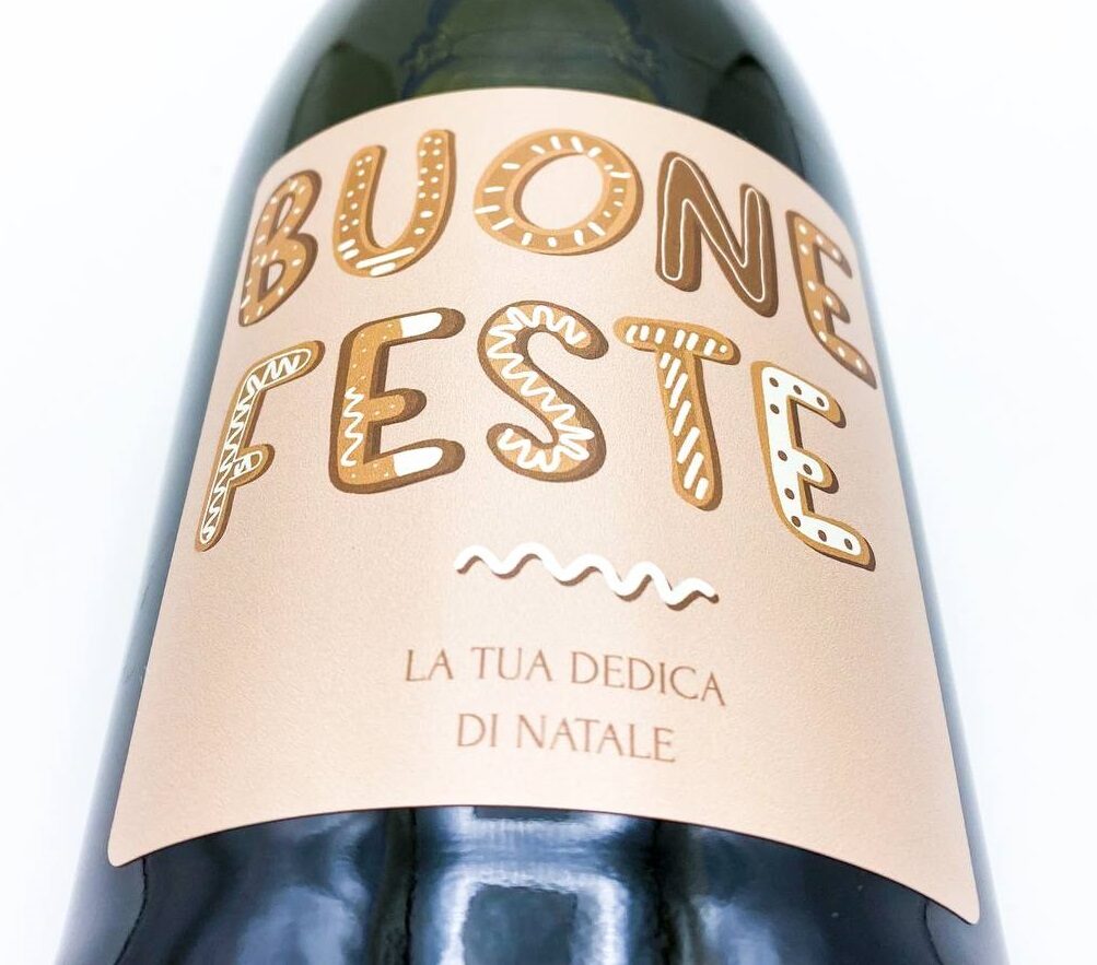 Prosecco Extra Dry MAGNUM - Bottiglia personalizzata per auguri di Natale - 1