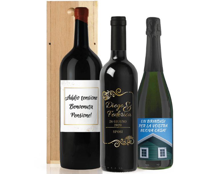 Tre bottiglie esempio idee regalo edizioni limitate