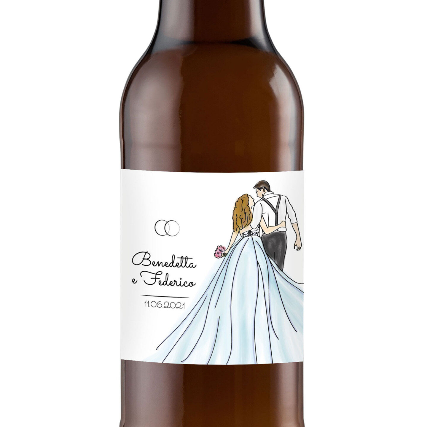 24 Craft Beer Pale Ale - Personalized wedding favors - 0.33 lt. - Image 2