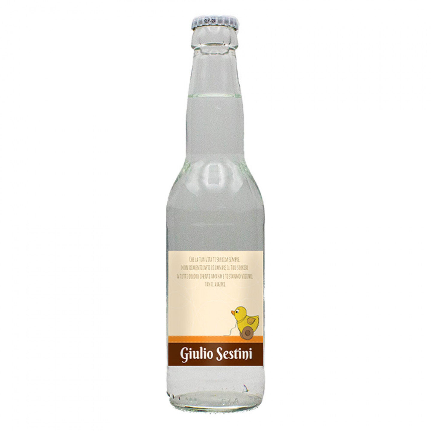 6 Personalized Bottles - Tonic Water - Baptism Favors - Image 3