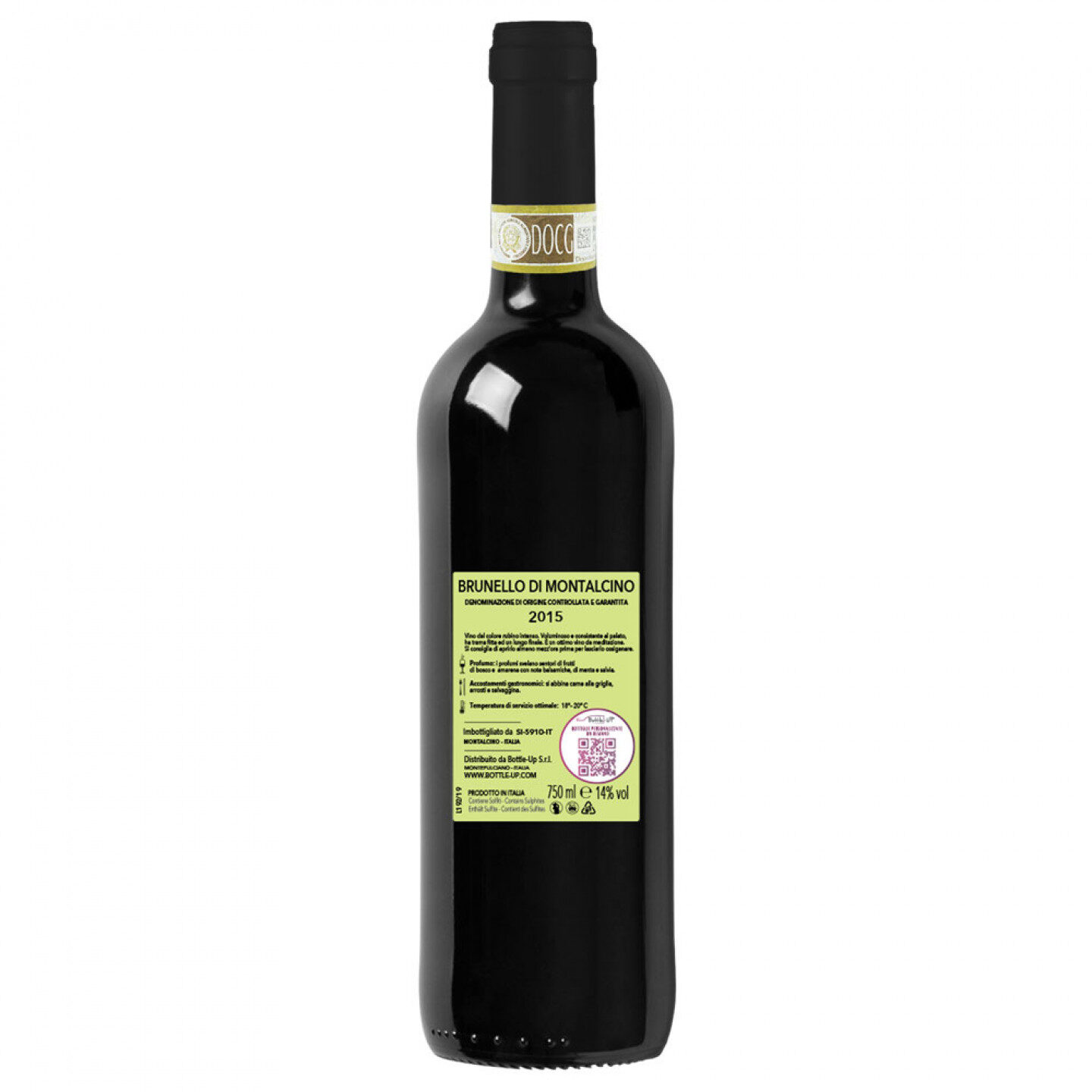 Brunello di Montalcino - Personalized bottle for godfather of baptism - Image 3