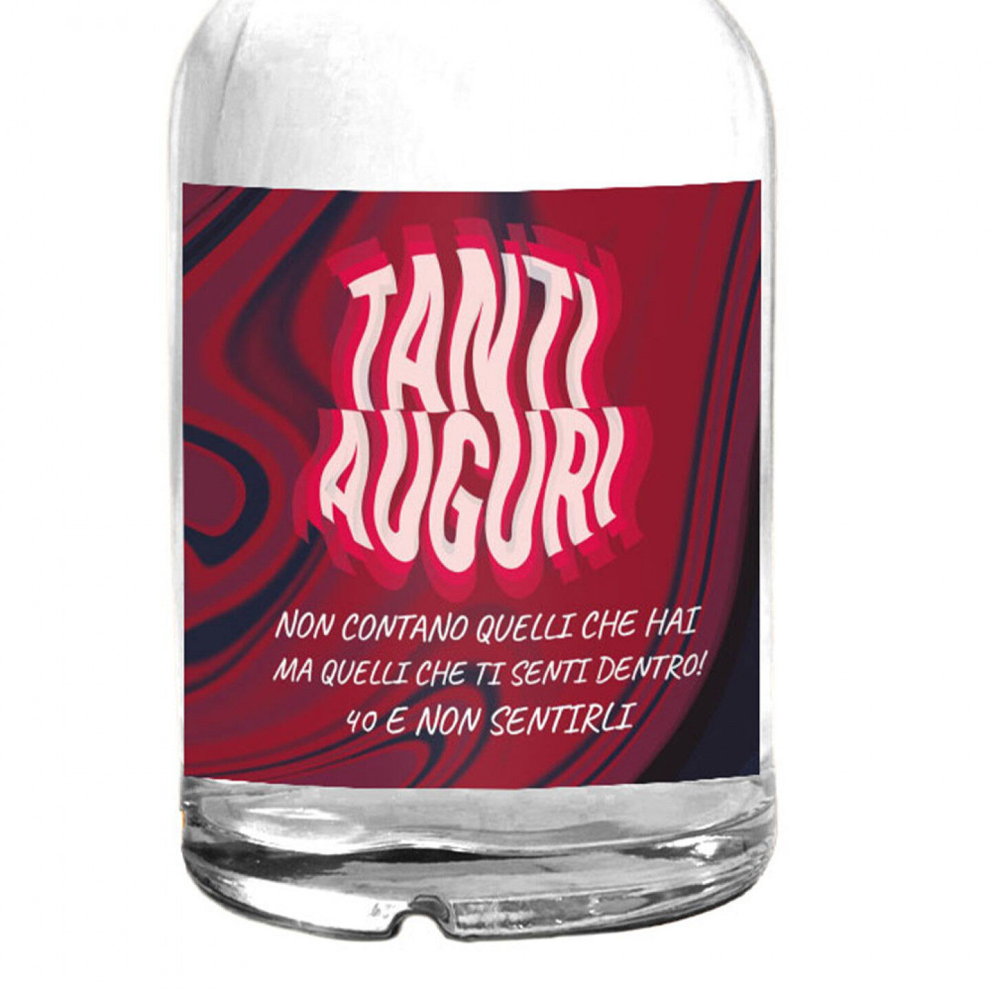 Personalized Bottle of Gin - Original Gift Idea with personalized dedication on label - Image 2