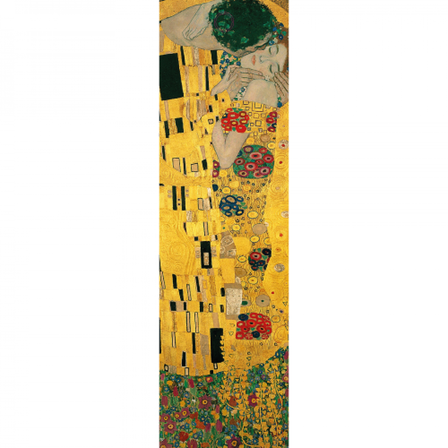 Scatola in legno 1 bottiglia Magnum 1,5 L - Adesivo Il Bacio Klimt - 1