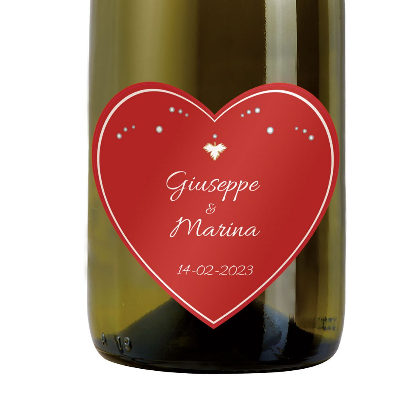 6 Personalized Prosecco Mignon for Valentine's Day - Image 2