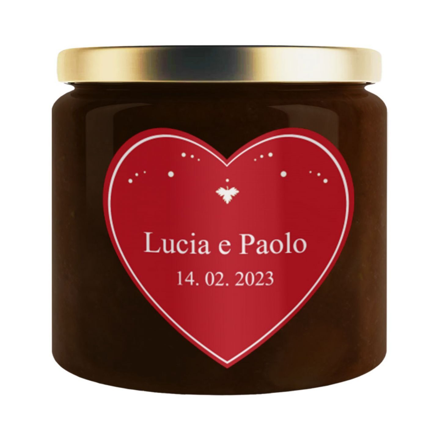 6 jars - Personalized chocolate for Valentine's Day - Image 2