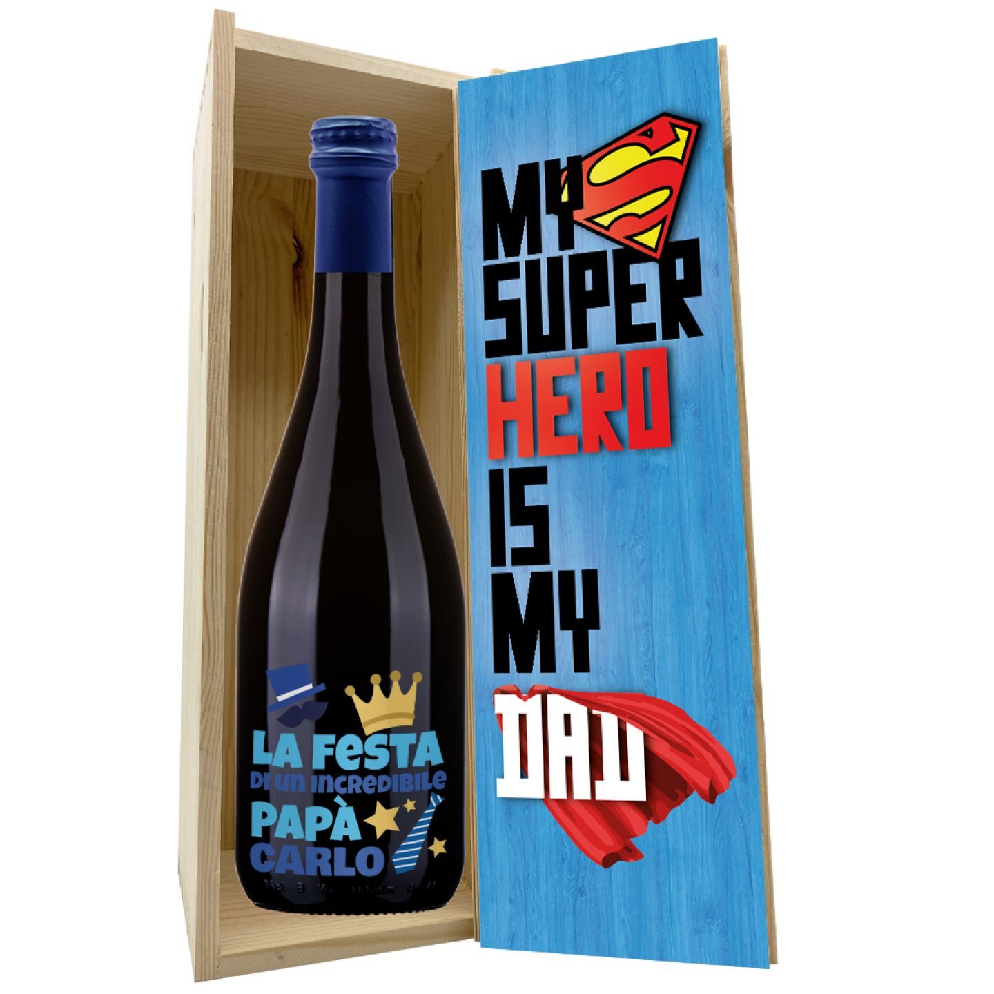 Personalized beer with wooden box - Father's Day gift - Image 2