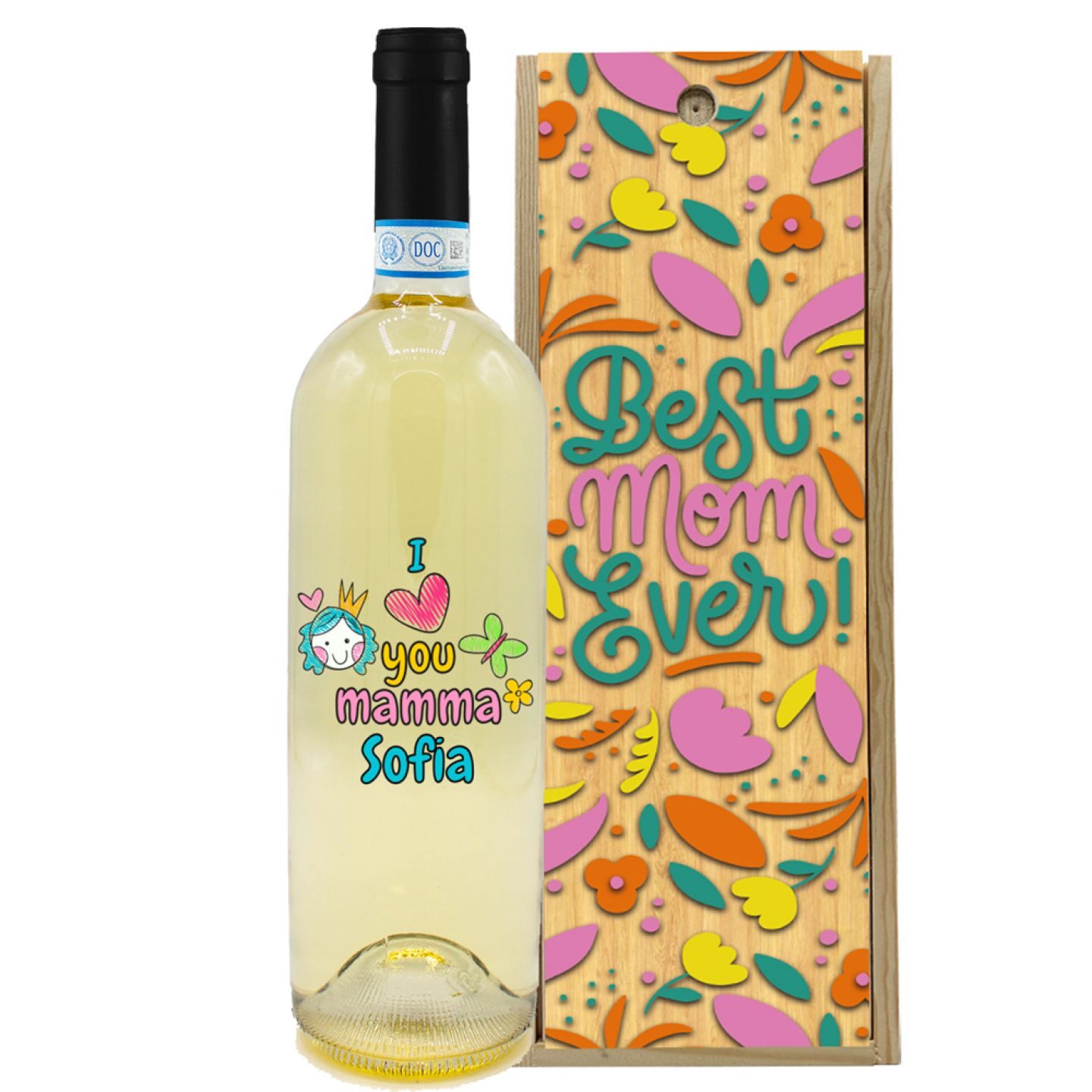 Pinot Grigio - Personalized bottle and packaging for Mother's Day - Image 2