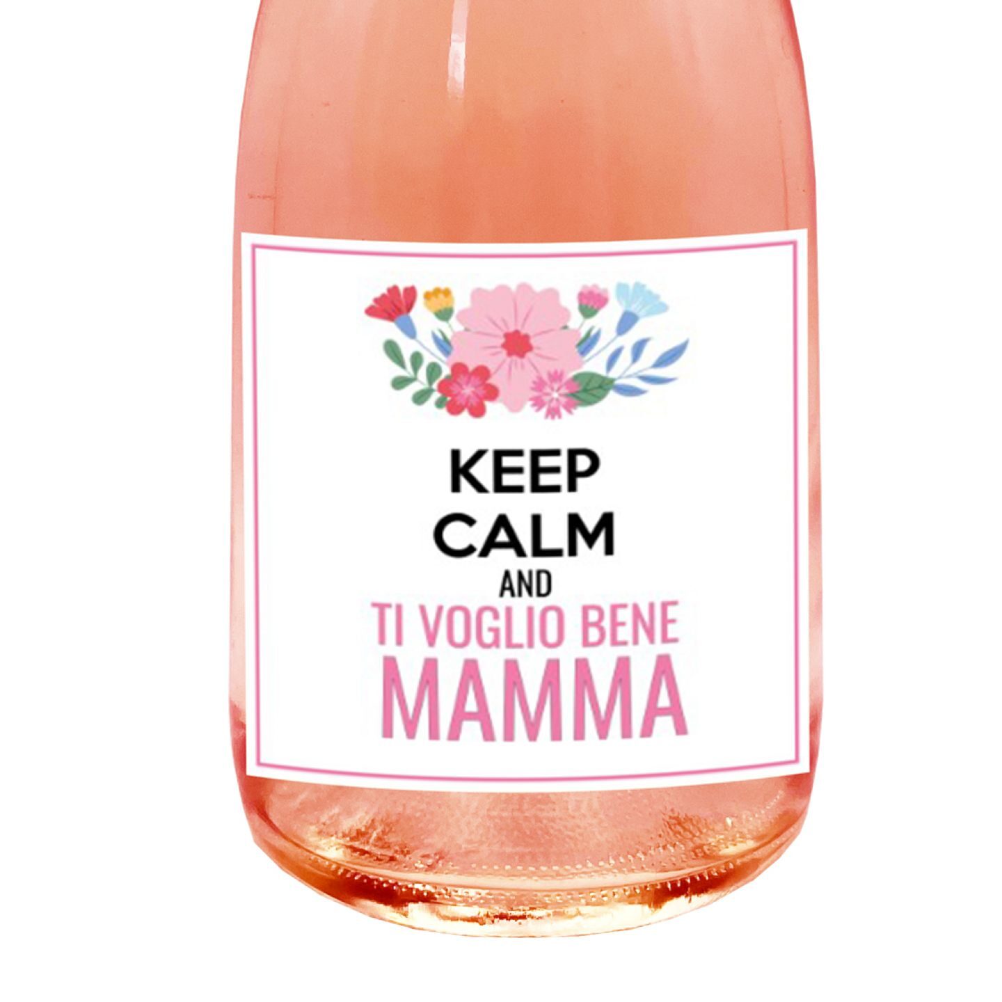 CUSTOMIZED NON-ALCOHOLIC ROSÉ SPARKLING WINE - Gift idea with wooden box for Mother's Day - Image 4