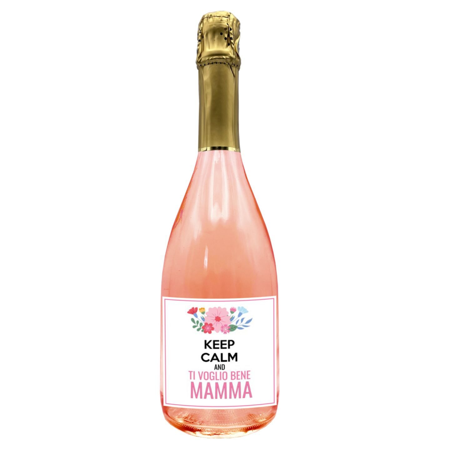 CUSTOMIZED NON-ALCOHOLIC ROSÉ SPARKLING WINE - Gift idea with wooden box for Mother's Day - Image 5