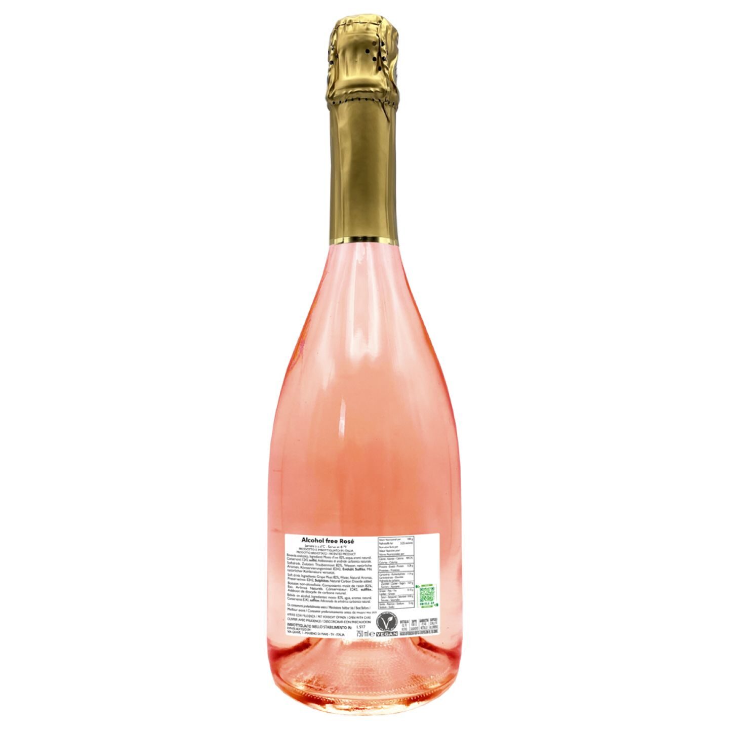 CUSTOMIZED NON-ALCOHOLIC ROSÉ SPARKLING WINE - Gift idea with wooden box for Mother's Day - Image 6