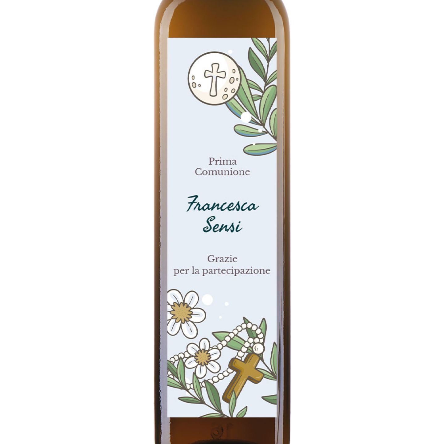 24 bottles 0.25 lt. - Olive oil - Favors for communion - Image 2