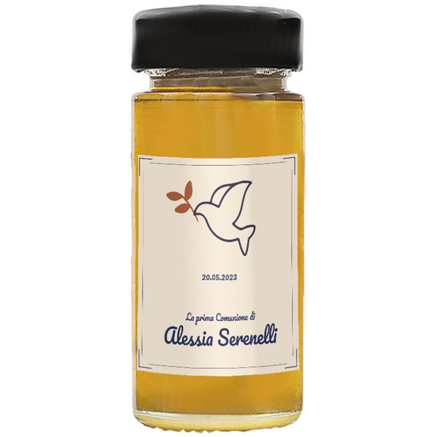 12 Communion honey favors - wildflower honey jar 135g. - Image 2