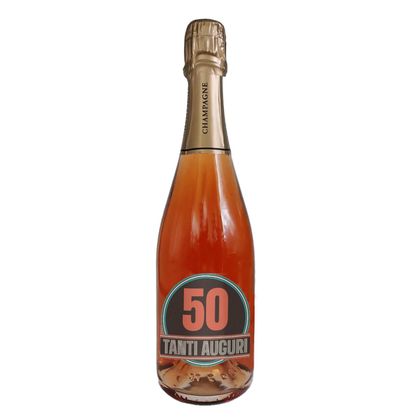 Personalized Champagne Rosé- 50 years birthday gift idea - Image 2