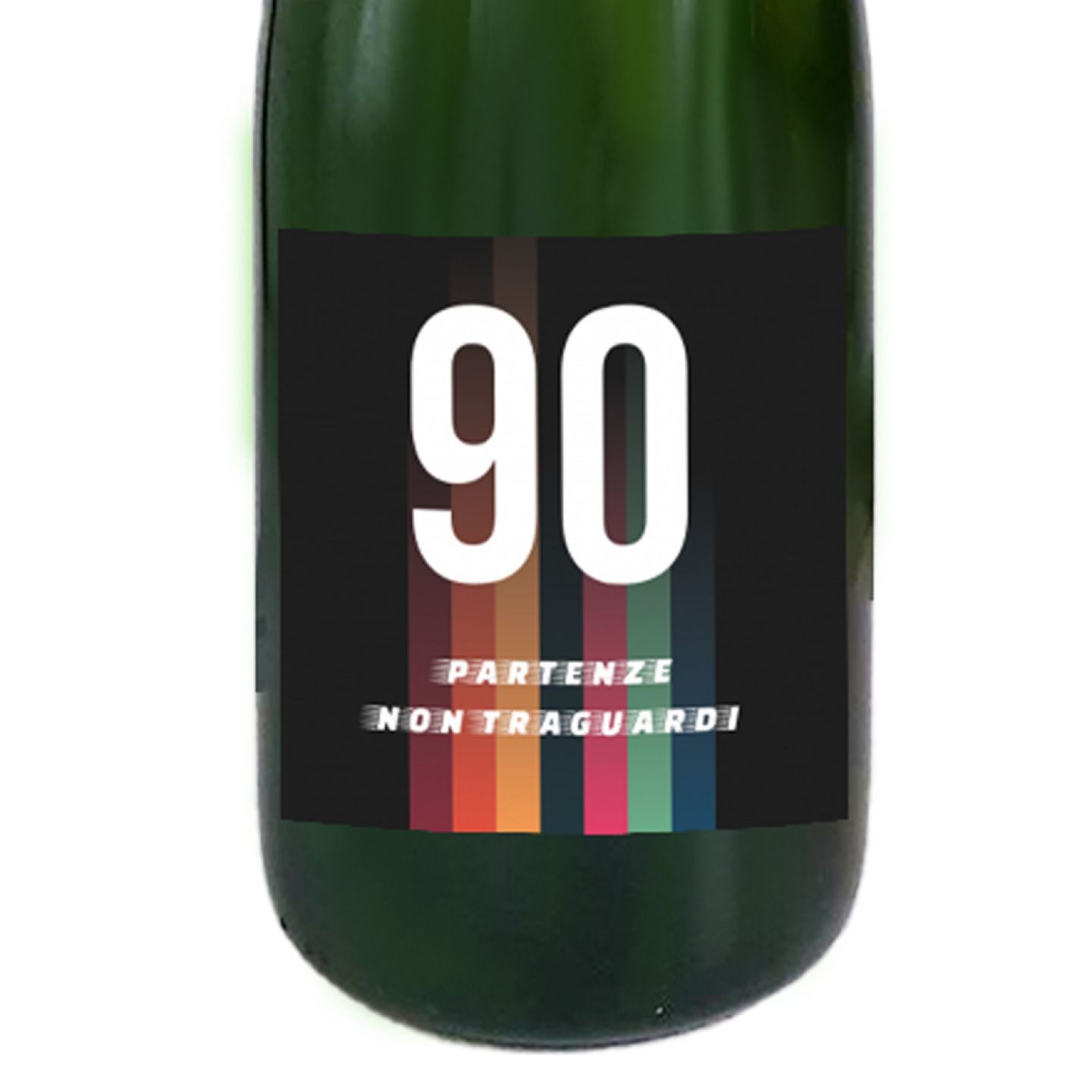 Personalized champagne with wooden box 90th birthday gift idea - Image 3