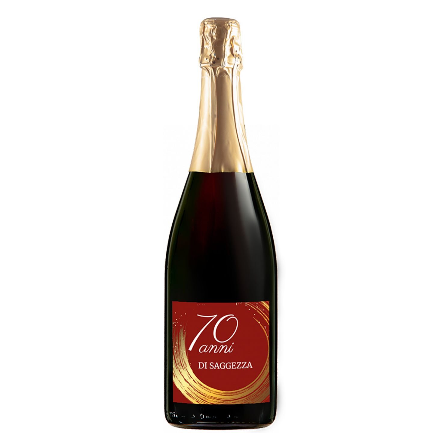 Prosecco personalizzato con cassetta in legno idea regalo compleanno 70 anni - 2