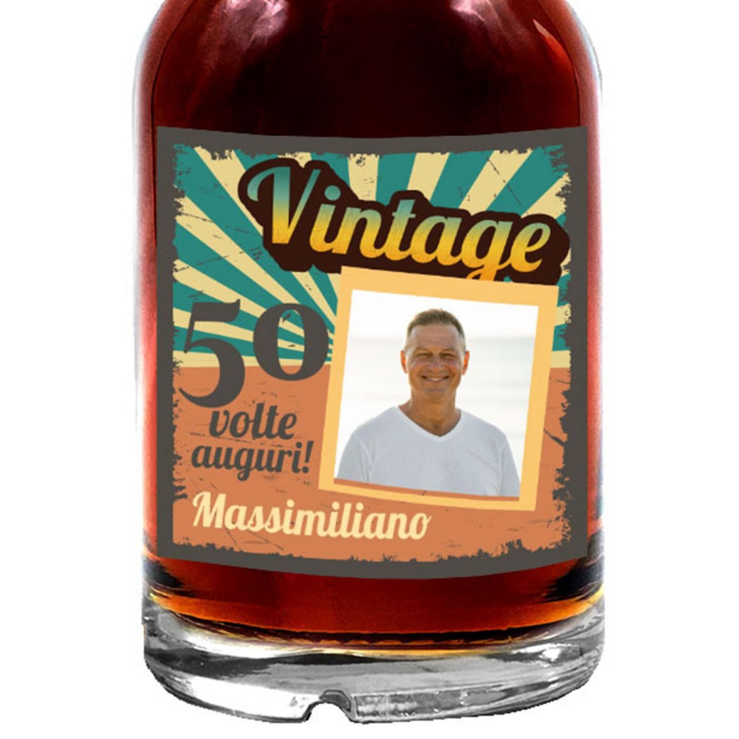 Personalised liqueur with gift box - 50th Birthday Gift Idea - Image 2