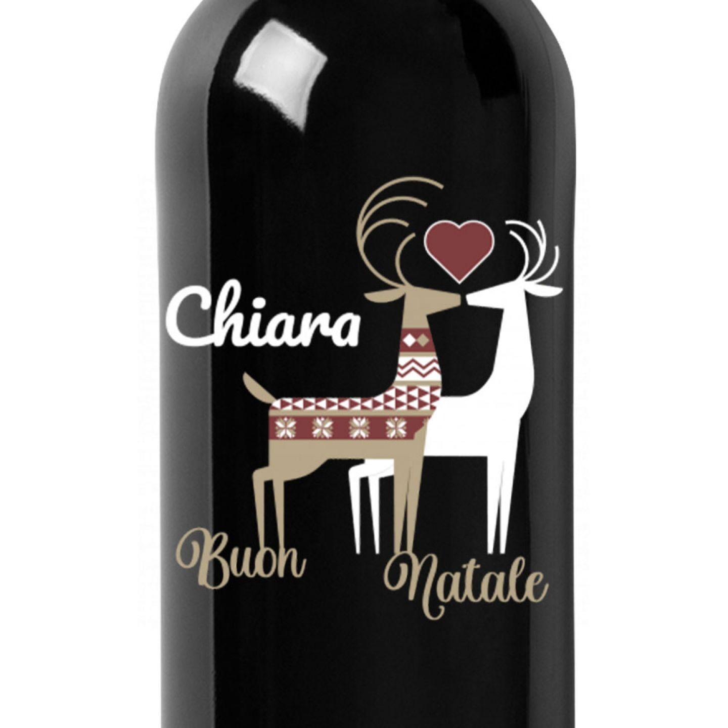 Personalised bottle with wooden box - Christmas gift idea - Image 6