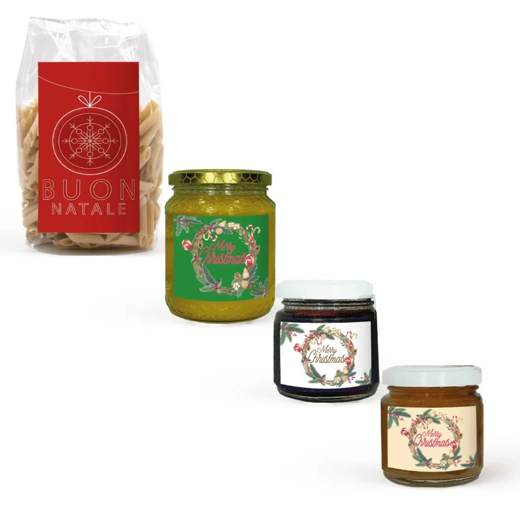 Prodotti personalizzati per cesti natalizi