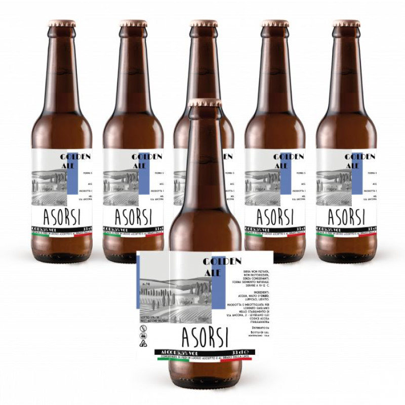ASORSI 6 Golden Ale Birra Artigianale Chiara
